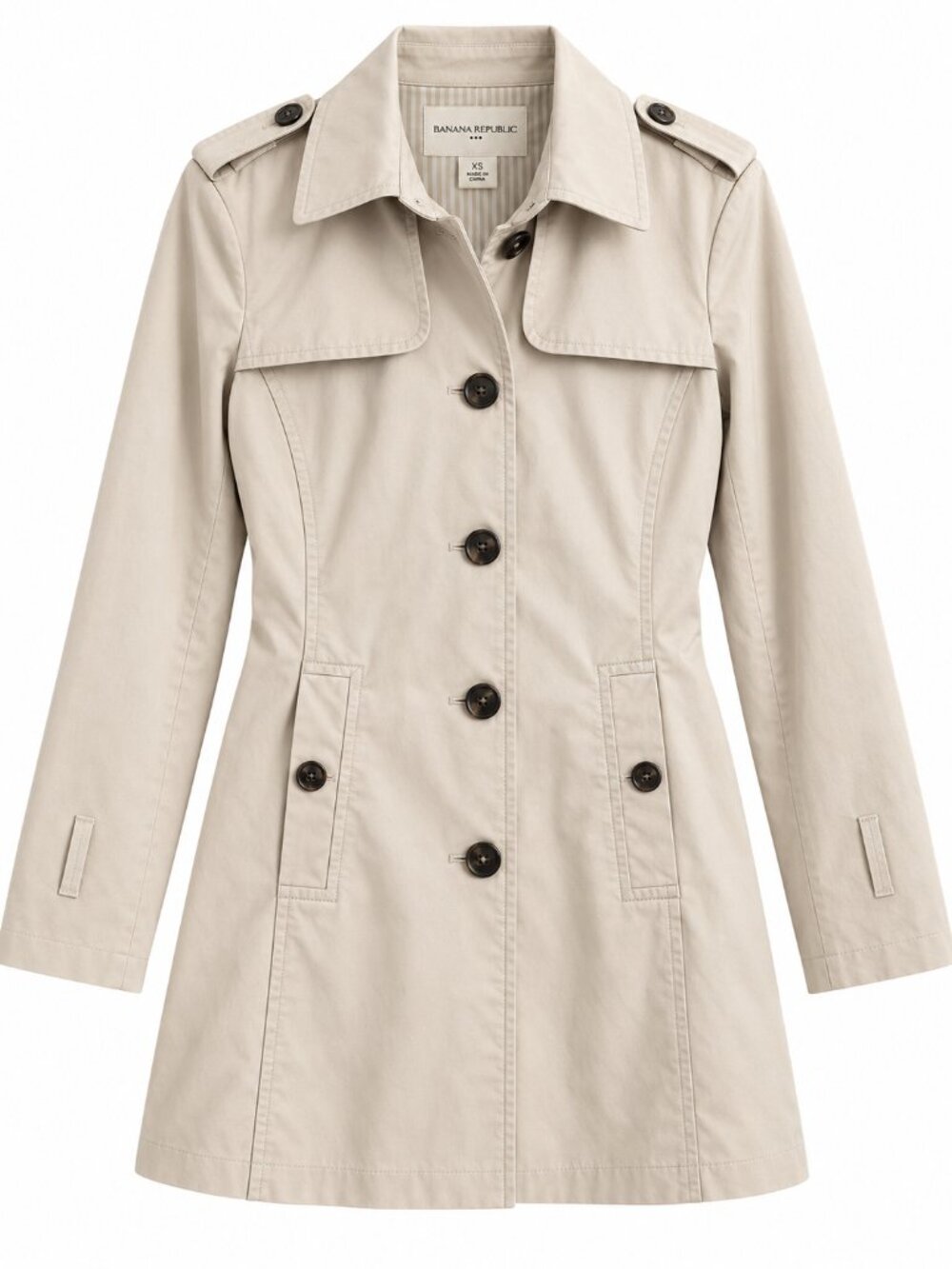 BANANA REPUBLIC Beige Classic Trench Coat
